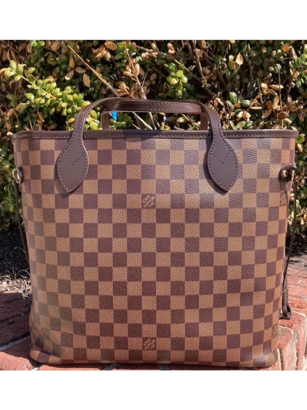 Louis Vuitton Damier Ebene Neverfull MM | Dustbag & Receipt